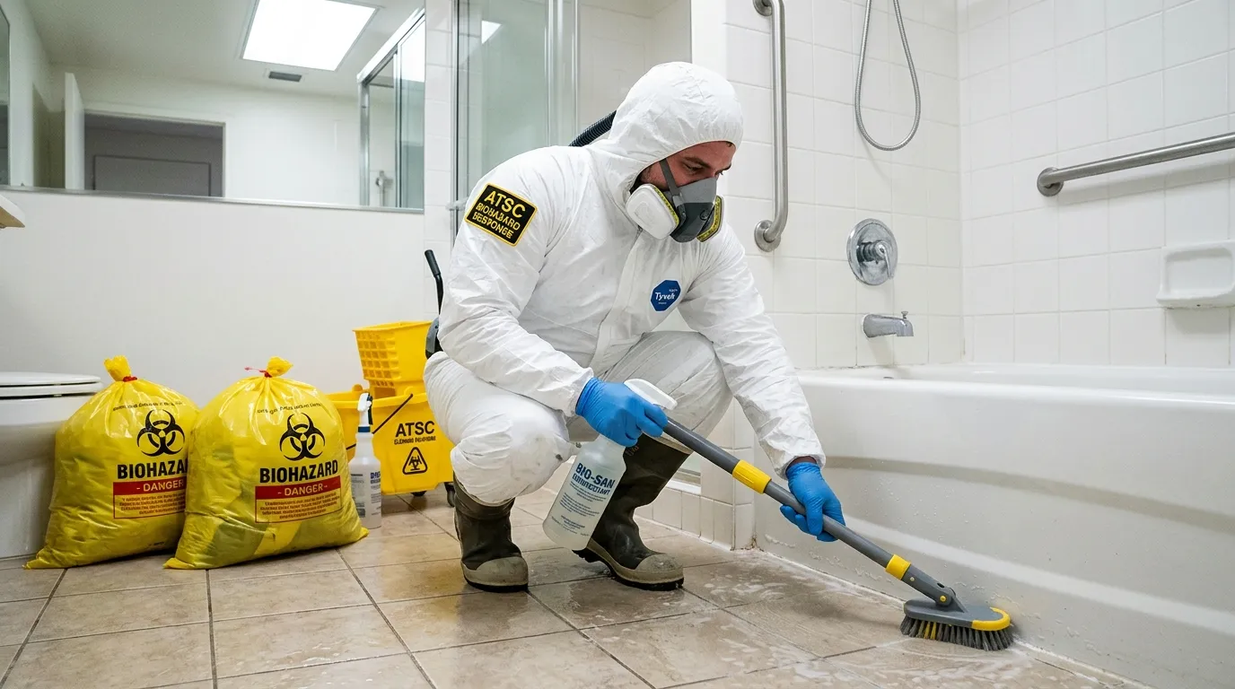 Decontamination equipment deployed for Blood Cleanup in Tiburon